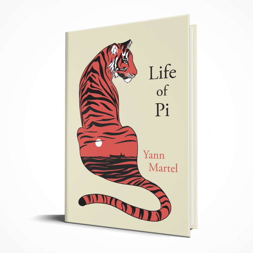 Mockup of the prospective Life of Pi book cover